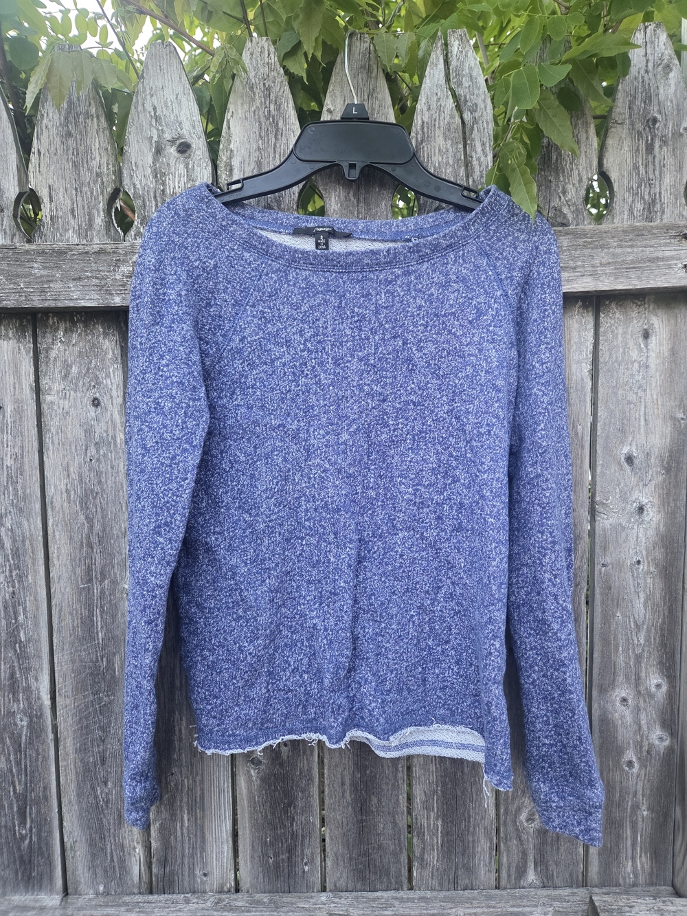 Papaya Blue Marled Women's Pullover Sweater